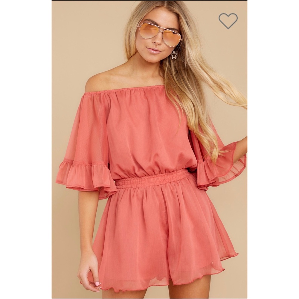 A Little Diddy Porcelain Rose Romper